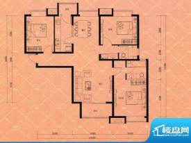 蓝天豪庭4#G3户型 3面积:136.00m平米
