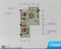 怡馨花园D户型2室面积:0.00m平米