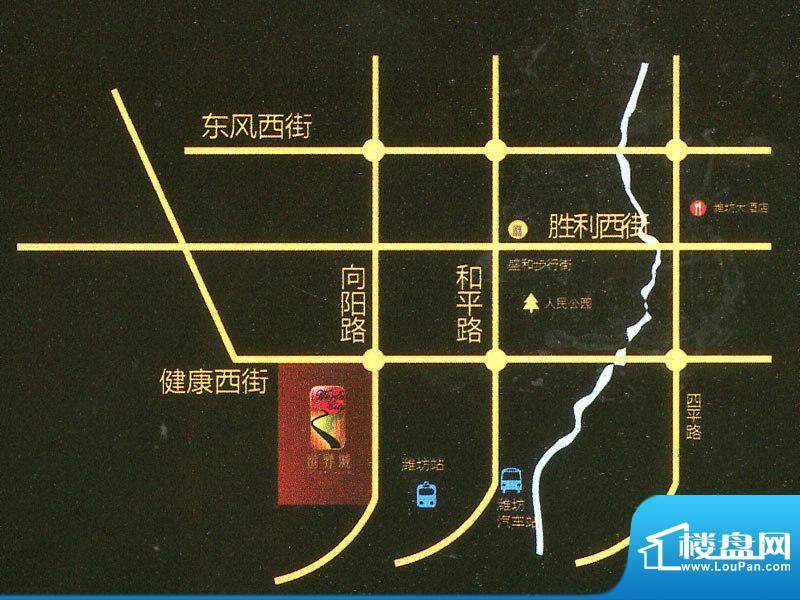 中经世界城交通图