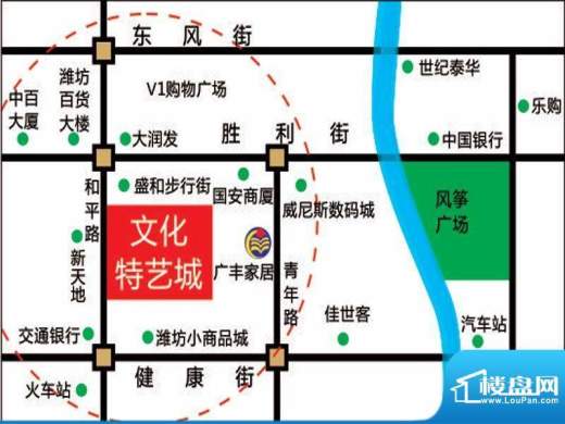 广丰文化特艺城交通图