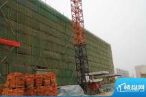 恒信三合春城楼体施工实景图（20120508