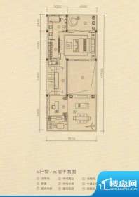 宝地御园B户型3层 面积:0.00平米