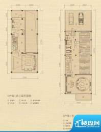 宝地御园B户型一二层面积:0.00平米