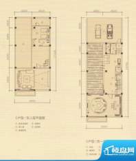 宝地御园E户型负一负面积:0.00平米