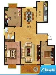 金鼎华府一期住宅1#面积:120.00平米