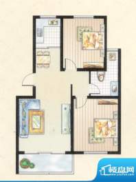 青岛花园户型 2室2厅面积:86.00平米