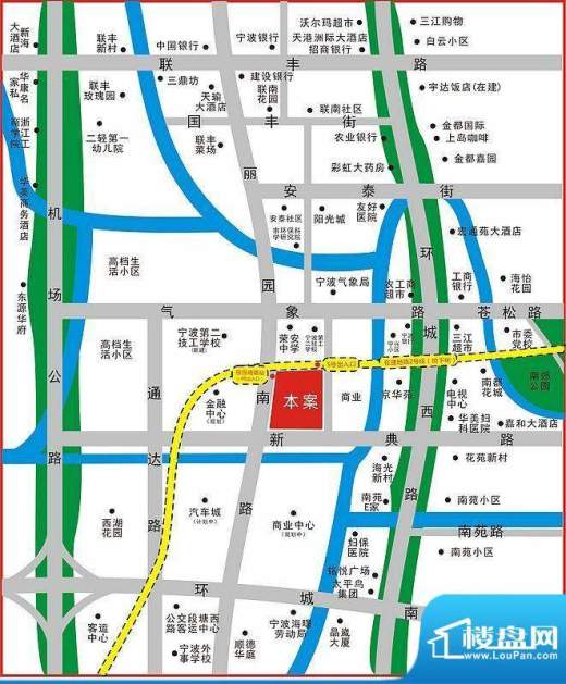 华恒中心交通图