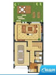 维拉小镇2期DC6户型面积:308.00平米