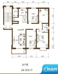 盛世春天8#D1户型图面积:0.00m平米