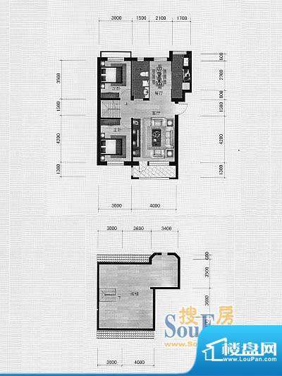 林海景天林香墅4 2室面积:0.00m平米