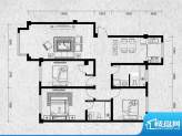 馥润嘉园户型图-4 3面积:114.56m平米