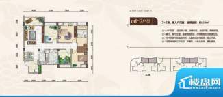 东岸阳光cd#2户型2 面积:0.00m平米