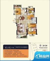 百乐村3#9#户型 3室面积:0.00m平米
