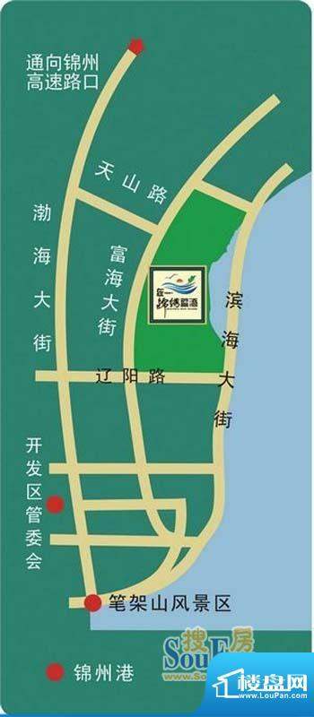 锦绣蓝湾交通图