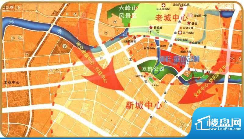 湘桂·盛世名城湘桂?盛世名城交通图