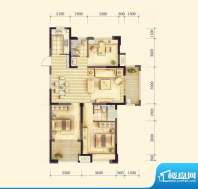 柏庄·春暖花开F户型面积:114.66m平米