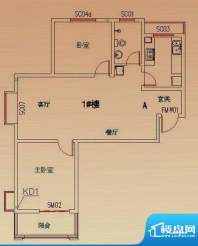 海纳东岸A户型 2室2面积:0.00m平米