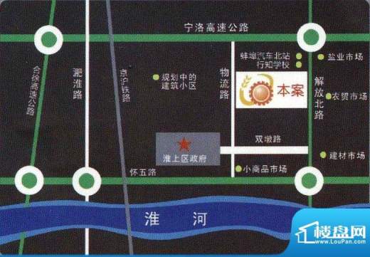 华东农资机电大市场交通图