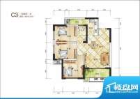 百大拓基广场C3户型面积:105.22m平米