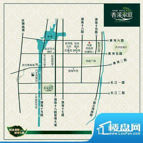 香溪翠庭交通图