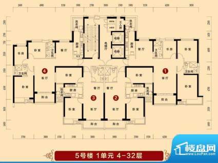 抚顺·恒大华府楼层面积:0.00平米