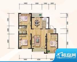 博圣·御府龙湾户型面积:113.00平米