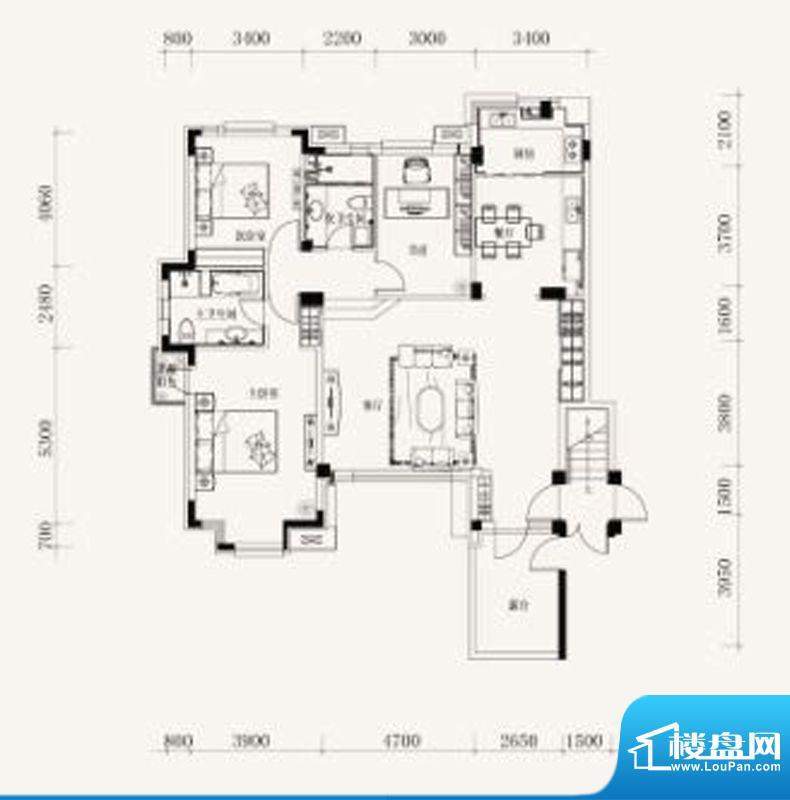 万科沈抚新城金域蓝面积:0.00平米