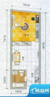 香樟俊园香樟五栋P户面积:46.00平米