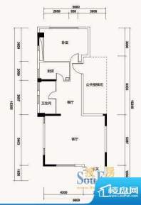 万科白沙润园B1户型面积:234.00平米