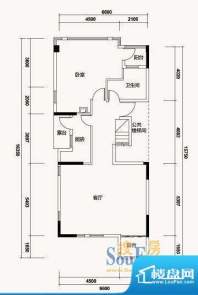 万科白沙润园B2户型面积:234.00平米