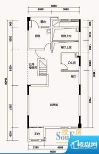 万科白沙润园B户型（面积:203.00平米