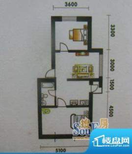 高山明珠2室1厅1卫6面积:66.30平米