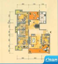 保利宁湖峰境K1-D户面积:144.00平米