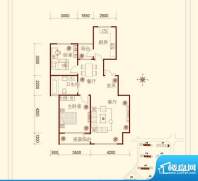 方大上上城F户型一期面积:100.00平米