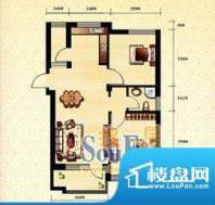 新华国际公寓c户型4面积:79.09平米