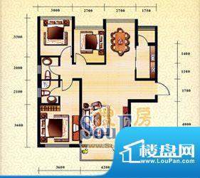 新华国际公寓h户型1面积:31.32平米