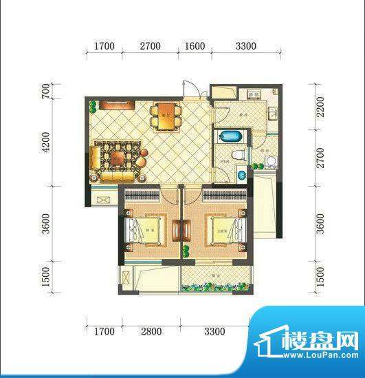 佳源巴黎都市户型图面积:0.00平米