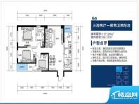 融城金阶G6户型 面积:0.00平米