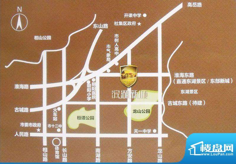 万泰·滨湖新城交通图