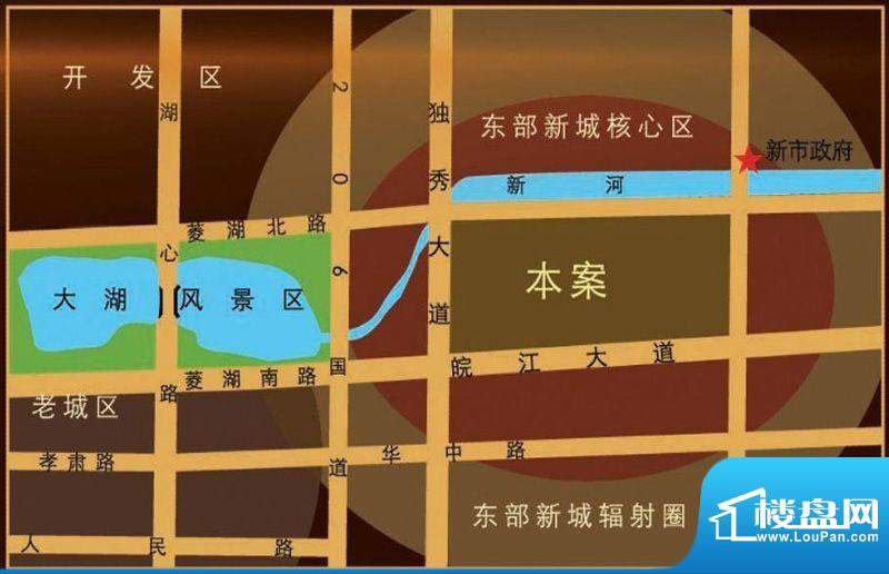 绿地·迎江世纪城交通图