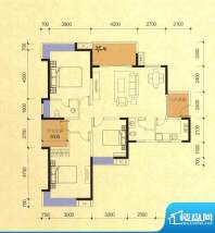 世家城南一号B1-2 户面积:138.52平米