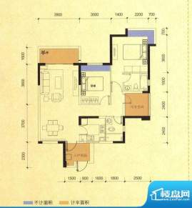 世家城南一号B1-3、面积:99.06平米