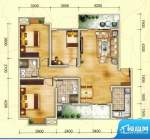 天缘地芳D1户型图 3面积:117.00平米