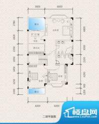 南桥半岛A户型二层平面积:344.07平米