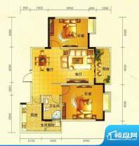 春天印象C3户型图 2面积:84.03平米