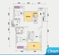 汇乐国际·逸家D1户面积:120.00平米