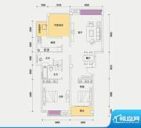 汇乐国际·逸家E户型面积:112.00平米