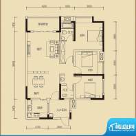 嘉皇·心悦城一号楼面积:120.50平米