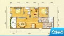 凯江盛世B1户型图 3面积:120.23平米