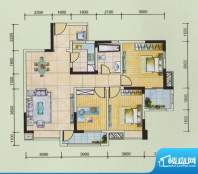 望龙东郡B1户型图 3面积:100.85平米